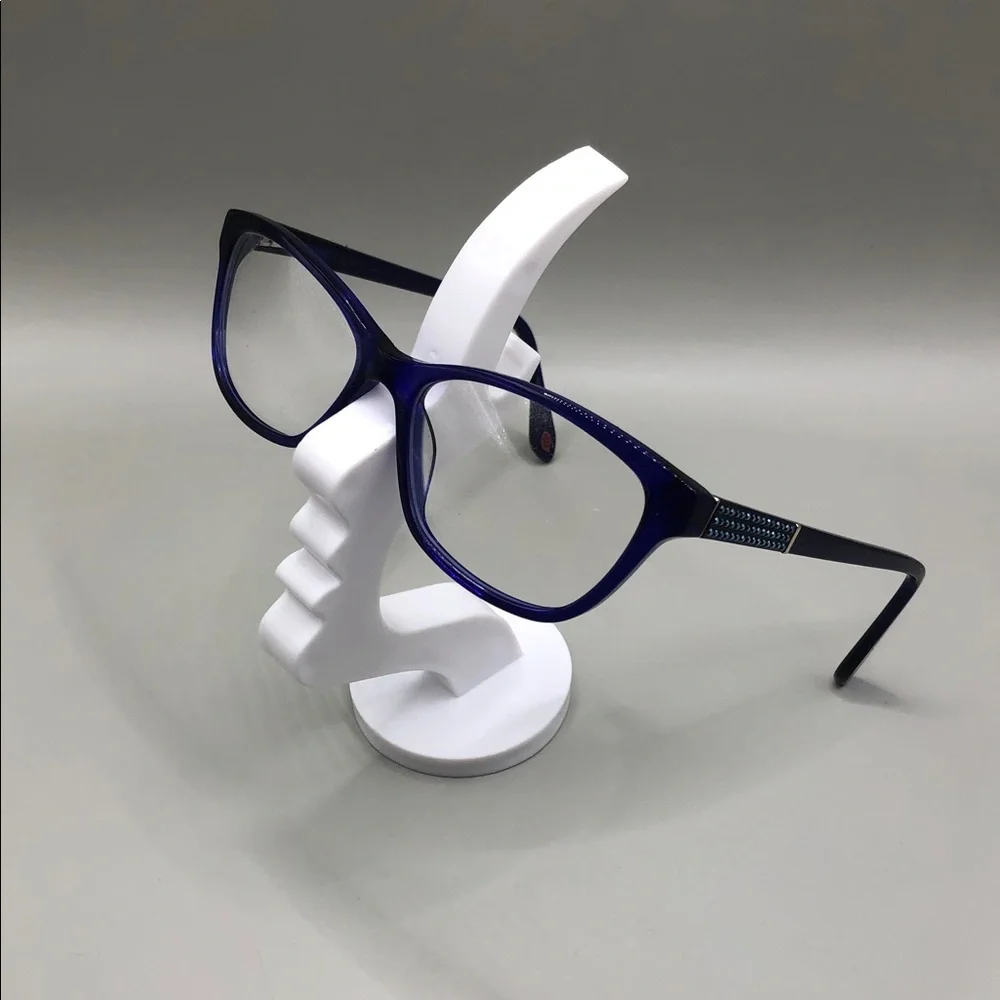 Lulu Guinness L886 Glasses FRAMES Indigo Blue w Crystals 52-15-135 Cat Eye